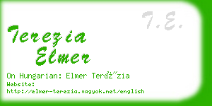 terezia elmer business card